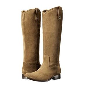 Frye Melissa Button Boots in Cashew
